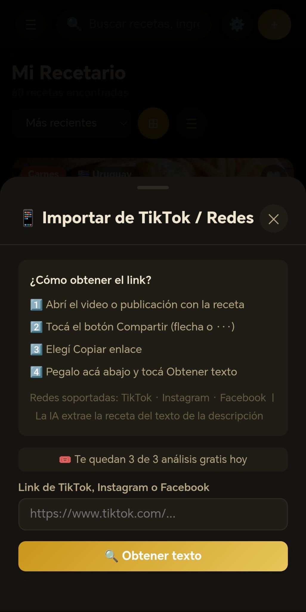 Captura 5 de Recetario